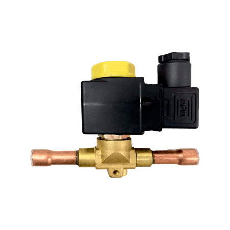 Válvula Solenoide Refrigeração Solda 3/8 SAE Bobina 220V