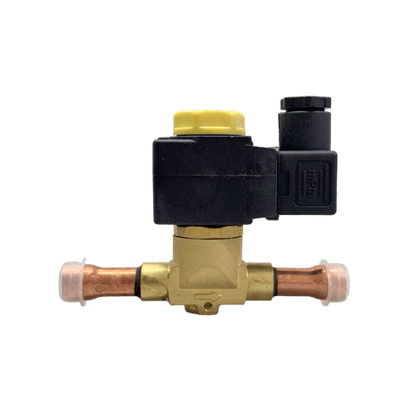 Válvula Solenoide Refrigeração Solda 1/2 SAE Bobina 220V