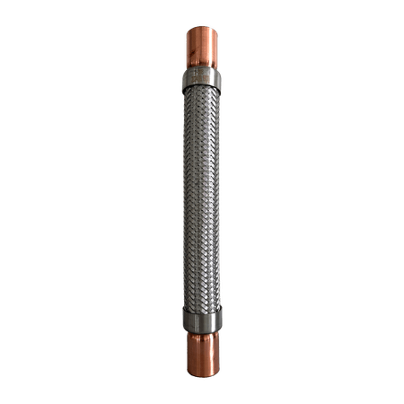 Tubo Flexível Eliminador de Vibração Cobre-Inox 1.3/8