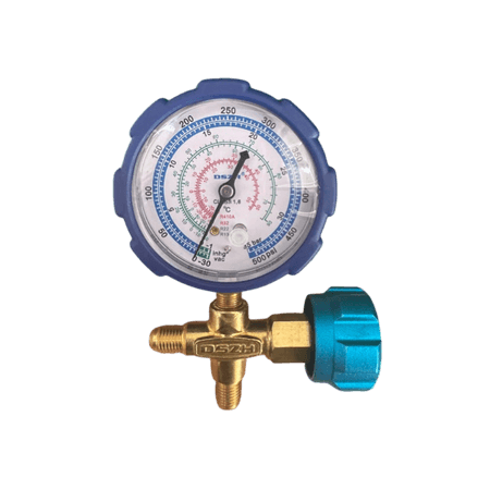 Manifold-Simples-Profissional-Ar-Condicionado-Refrigeracao-1-Via-Baixa-Pressao-R22-R32-R134A-R410A-DSZH