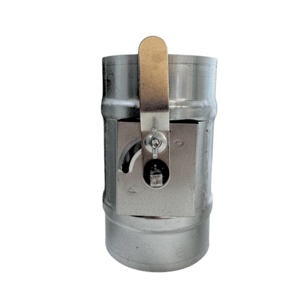 Damper-Borboleta-Regulador-de-Vazao-de-Ar-Manual-100mm-de-Chapa-de-Aco-Galvanizada