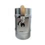Damper-Borboleta-Regulador-de-Vazao-de-Ar-Manual-100mm-de-Chapa-de-Aco-Galvanizada
