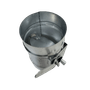 Damper-Borboleta-Regulador-de-Vazao-de-Ar-Manual-100mm-de-Chapa-de-Aco-Galvanizada