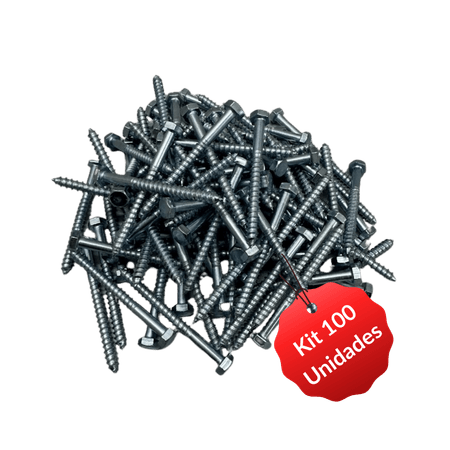 Parafuso-Sextavado-Rosca-Soberba-1-4x70-–-Kit-100-Unid.