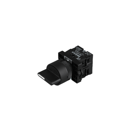 Chave-Seletora-Comutadora-Botao-Plastico-3-Posicoes-Fixas--1-0-2--Knob-Manopla-Curta-2NA-22mm-220V