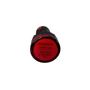 Sinaleiro-LED-Monobloco-22mm-220V-Vermelho