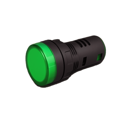 Sinaleiro-LED-Monobloco-22mm-220V-Verde