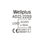 Sinaleiro-LED-Monobloco-22mm-220V-Verde