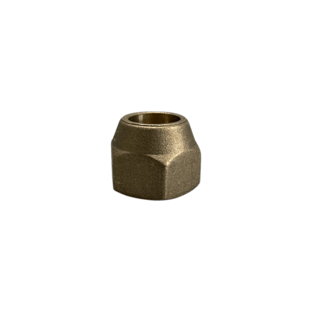 Porca-Flange-Curta-Latao-1-2-Rosca-SAE--Refrigeracao-Ar-Condicionado