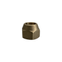Porca-Flange-Curta-Latao-1-2-Rosca-SAE--Refrigeracao-Ar-Condicionado