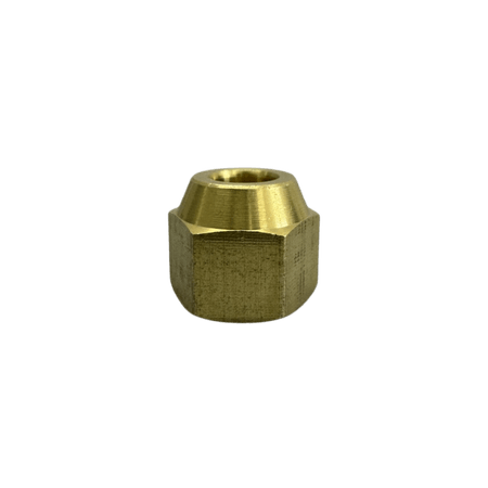 Porca-Flange-Curta-Latao-3-8--Rosca-SAE-Refrigeracao-Ar-Condicionado