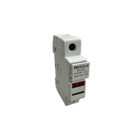 Base-Porta-Fusivel-Cartucho-Monopolar-10x38mm-32A-1000VDC-Solar-Fotovoltaico